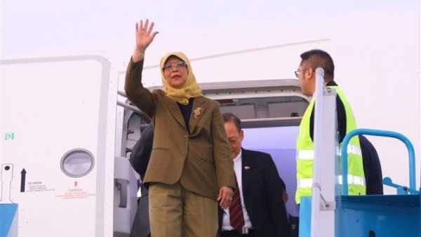 Singaporean President Halimah Yacob begins State visit to Vietnam
