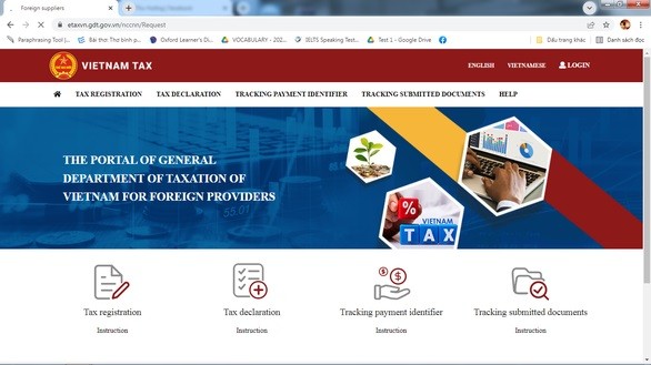 30 big foreign suppliers made tax declaration via the portal