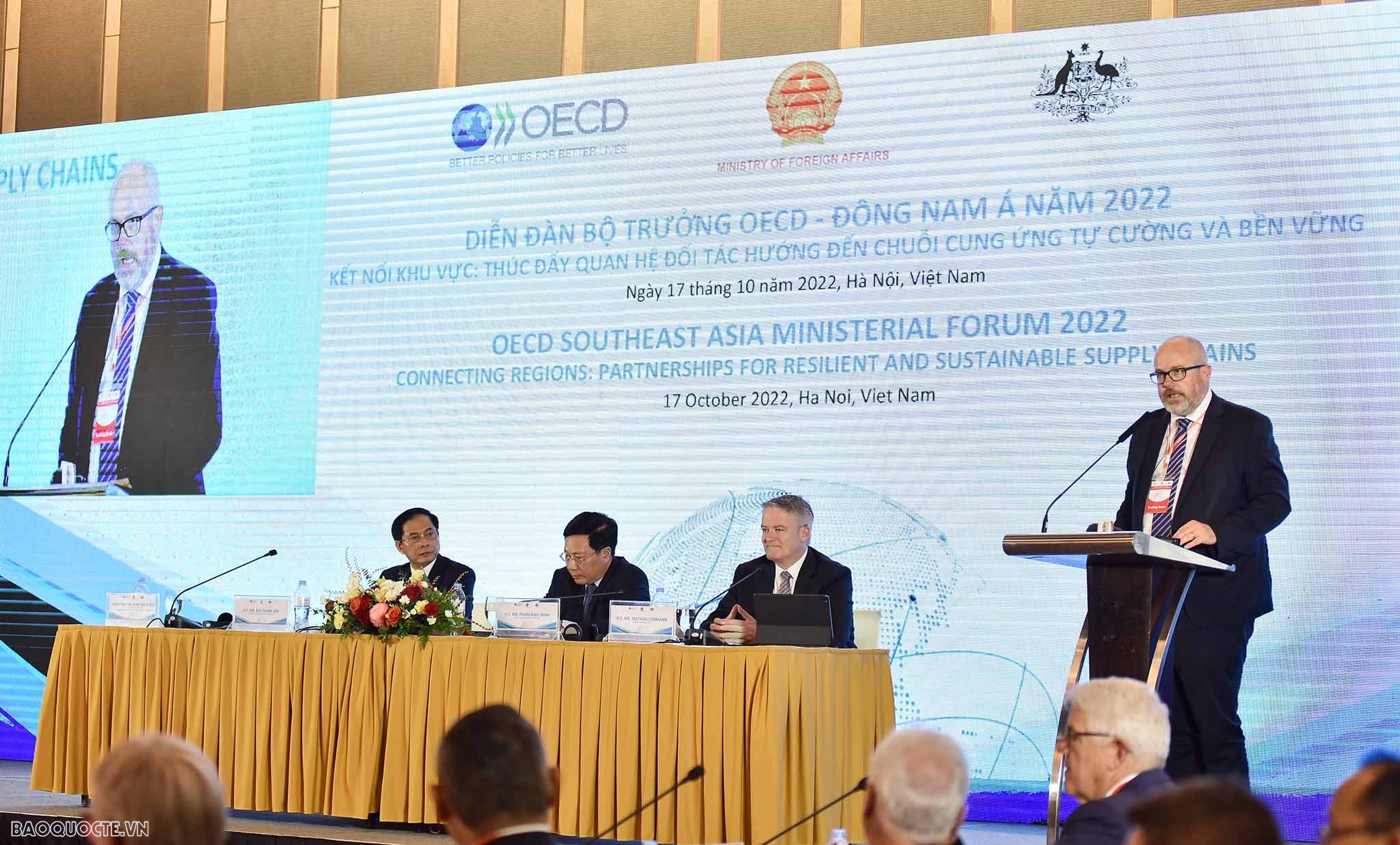 OECD Southeast Asia Ministerial Forum 2022 opens in Hanoi OECD Southeast Asia Ministerial Forum 2022 opens in Hanoi