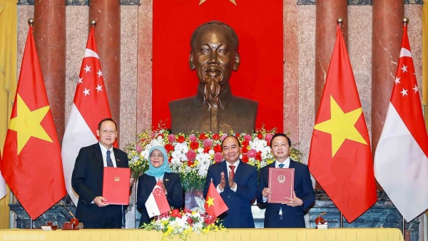Vietnam is Singapore's leading important partner in the region: President Jacob