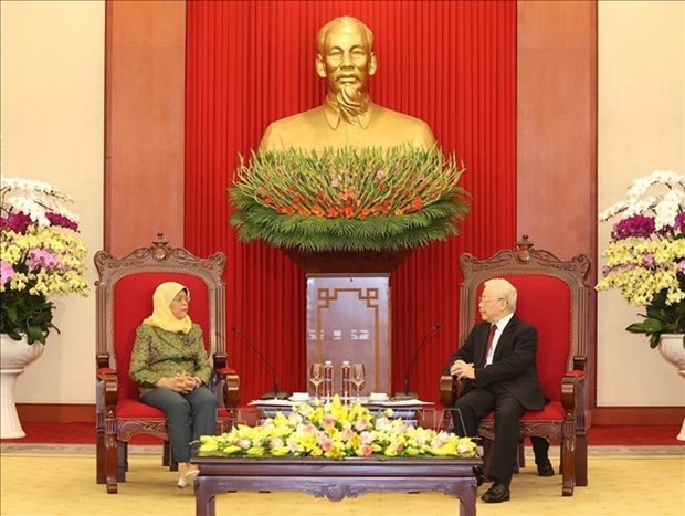 Vietnam treasures strategic partnership with Singapore: Party leader