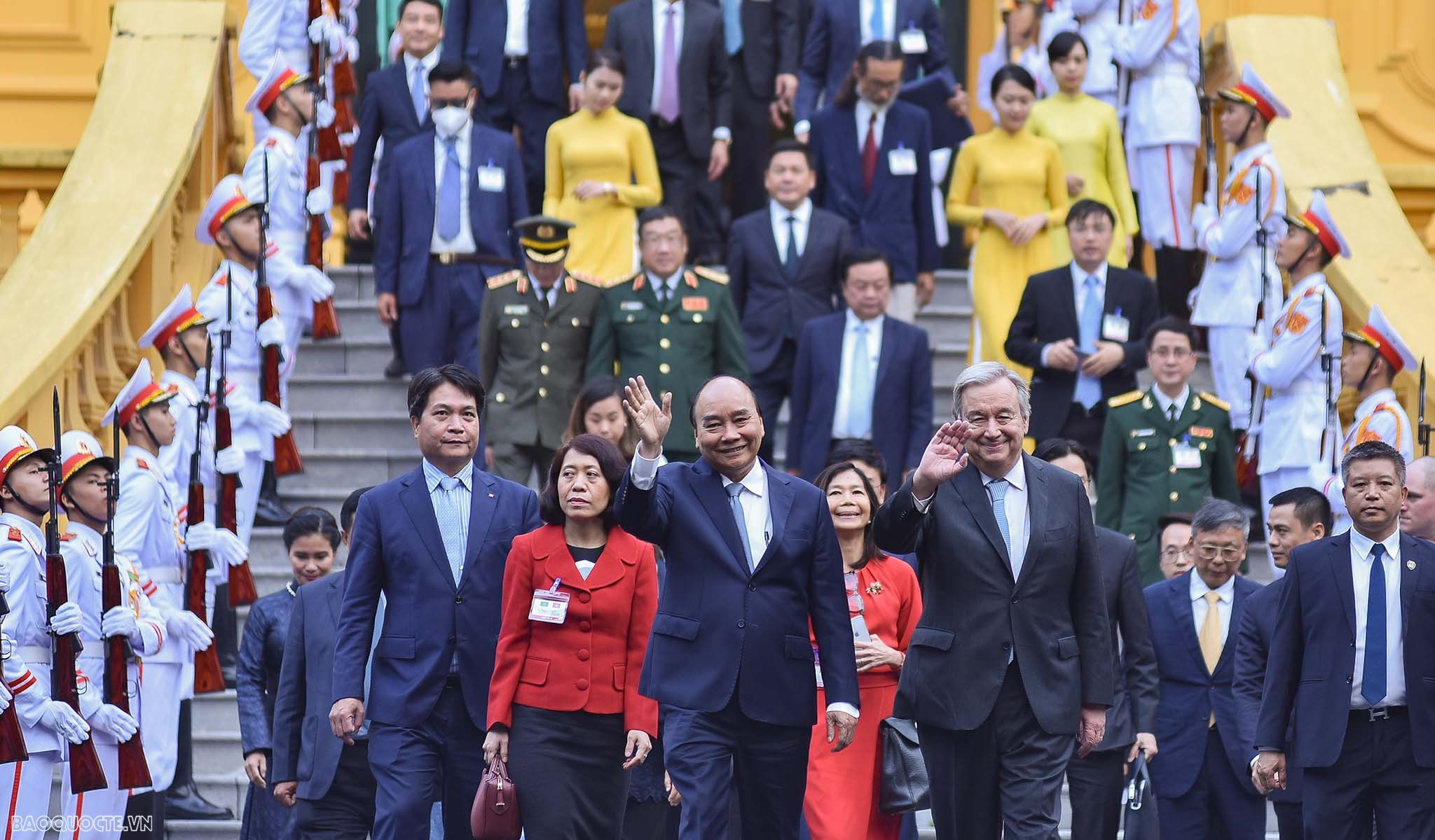 President, UN Secretary-General hold talks