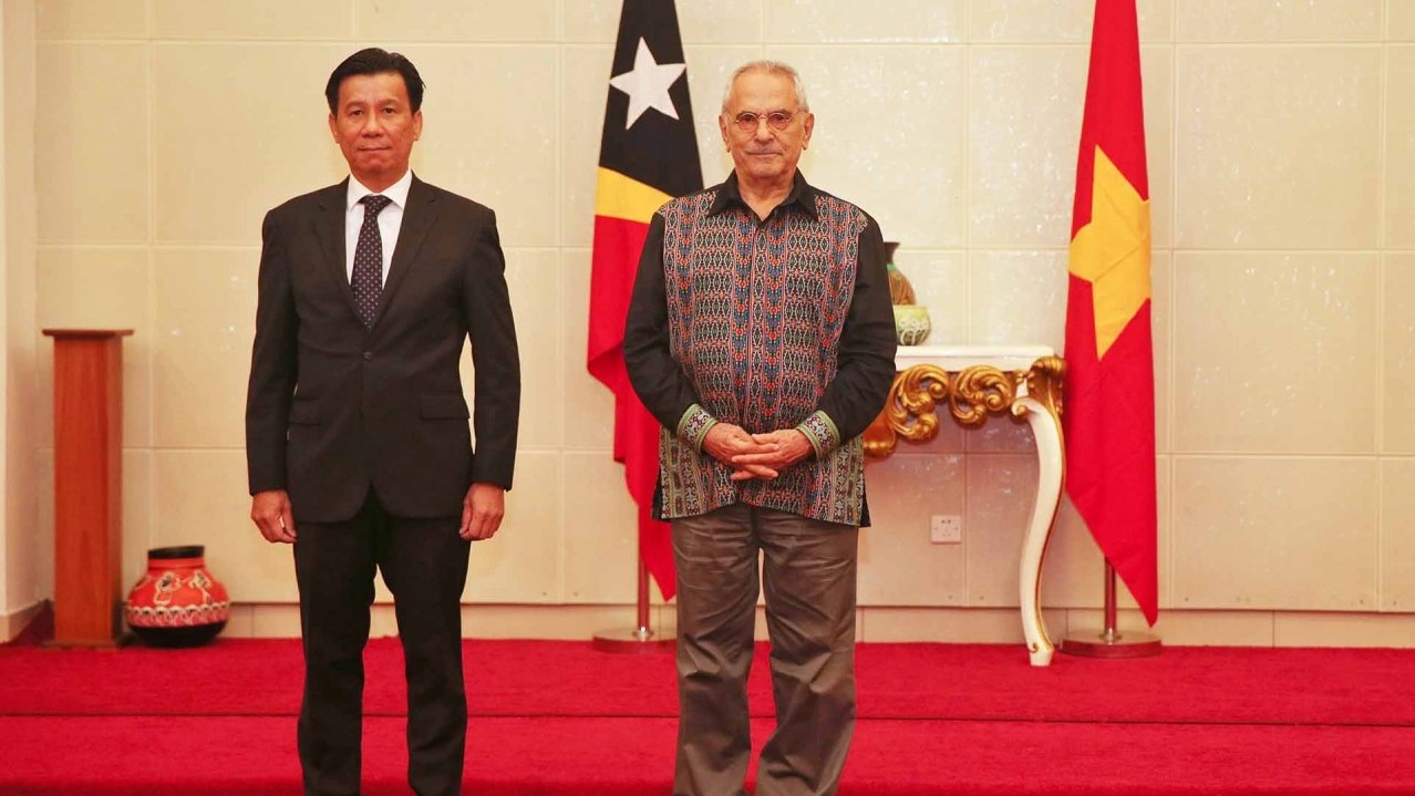 Ambassador presents credentials to Timor Leste’s President