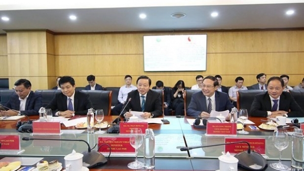 Vietnam, Laos boost cooperation in resources, environment management