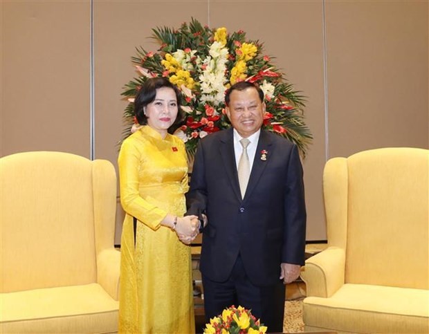 Cambodian Senate leader pledges support for cooperation between friendship associations