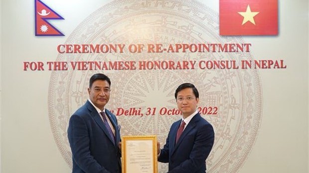 Vietnam Ambassador to India, Nepal and Bhutan appointed Honorary Consul in Nepal