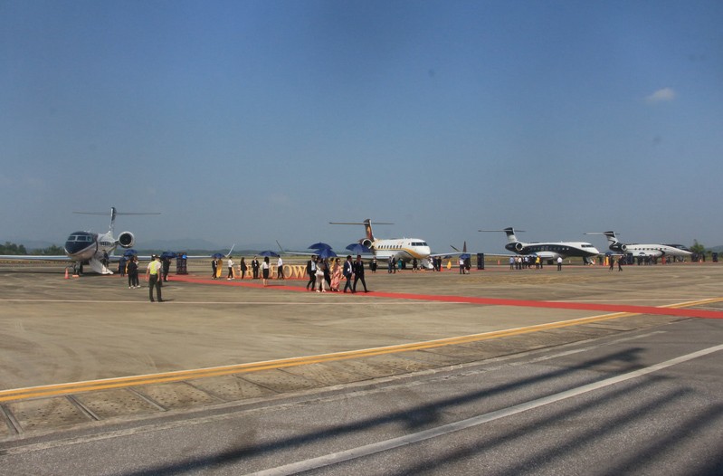 First luxury aircraft show opens in Vietnam. (Source: Baoquangninh)