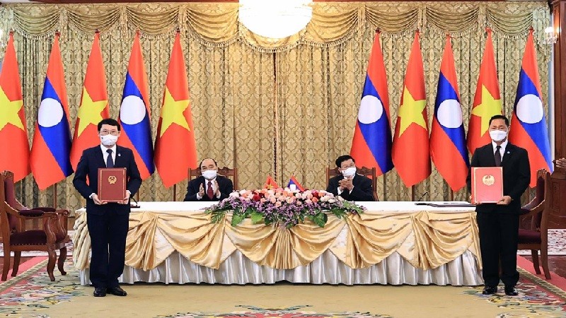 Bac Giang steps up efforts to boost international cooperation. This picture is Bac Giang signed a cooperation agreement with Xaysomboun province in Laos towards 2025. (Source: Department of Foreign Affairs of Bac Giang province)