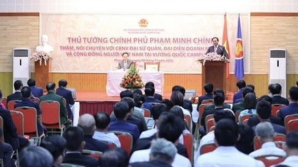 PM appreciates contributions by OVs, business community in Cambodia