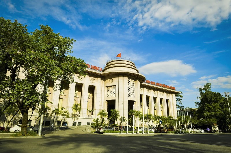 Trụ sở Ngân hàng Nhà nước Việt Nam: Việt Nam không còn nằm trong Danh sách giám sát về thao túng tiền tệ. (Nguồn: sbv.gov.vn)