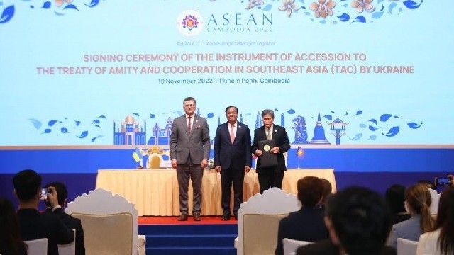 Vietnam welcomes Ukraine’s joining and the 50 memeber of Treaty of Amity and Cooperation in Southeast Asia