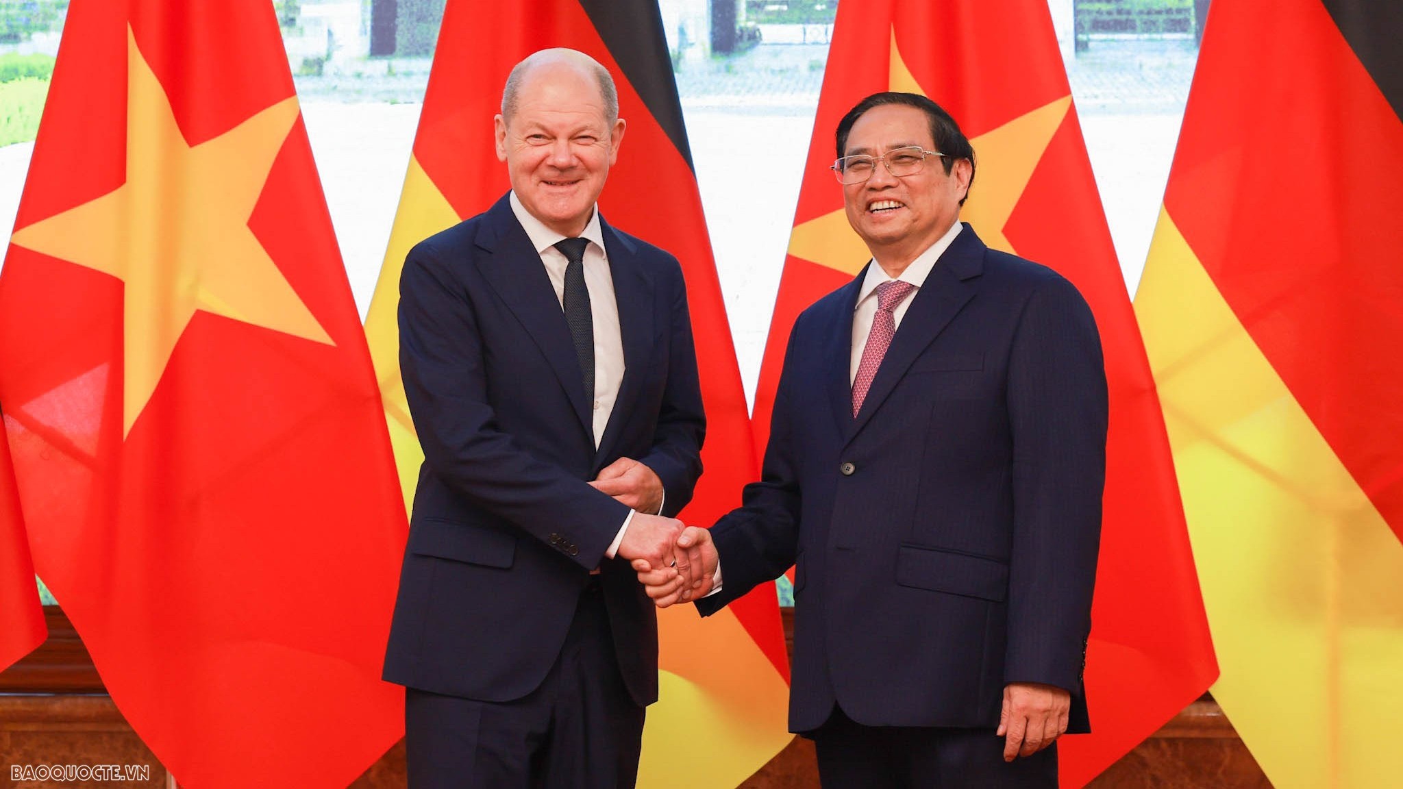 PM hosts official welcome ceremony for German Chancellor Olaf Scholz