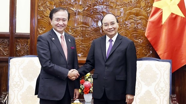 President receives governor of Japanese Kanagawa prefecture