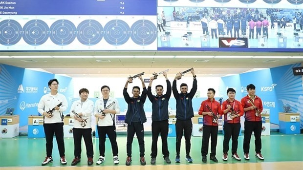 Vietnam earns bronze at Asian shooting championship