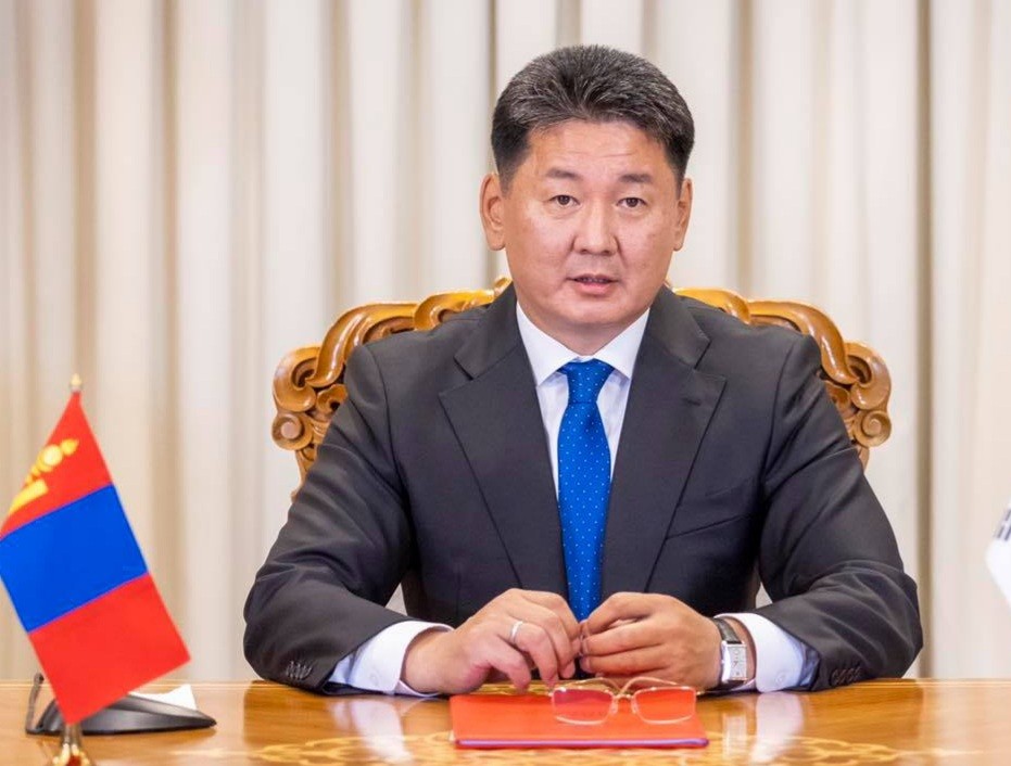Tổng thống Mông Cổ Ukhnaa Khurelsukh. (Nguồn: Bộ Ngoại giao Mông Cổ)