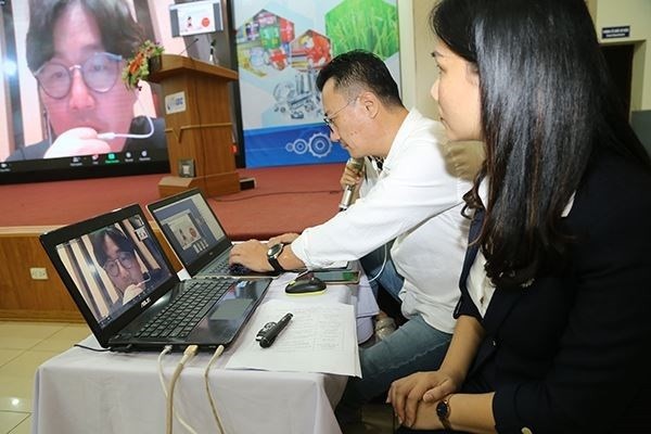 Vietnamese, Korean firms seek links for technological supply-demand. Businesses are connecting online with Korean businesses at the Technology Supply and Demand Matching session. (Source: haiphong)