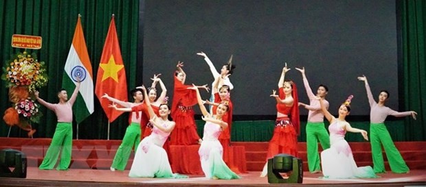 A dancing performance at an event held in Vietnam to mark the 50th anniversary of Vietnam - India diplomatic relations. (Illustrative photo: VNA)