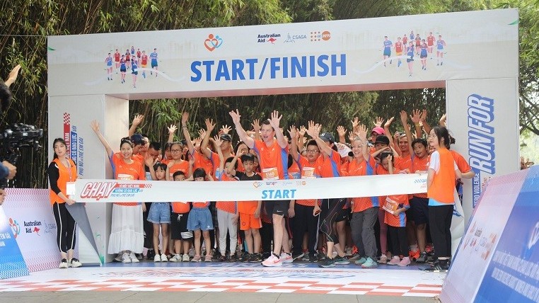 Vietnam youth participates in "Run for Zero Violence" against women and girls
