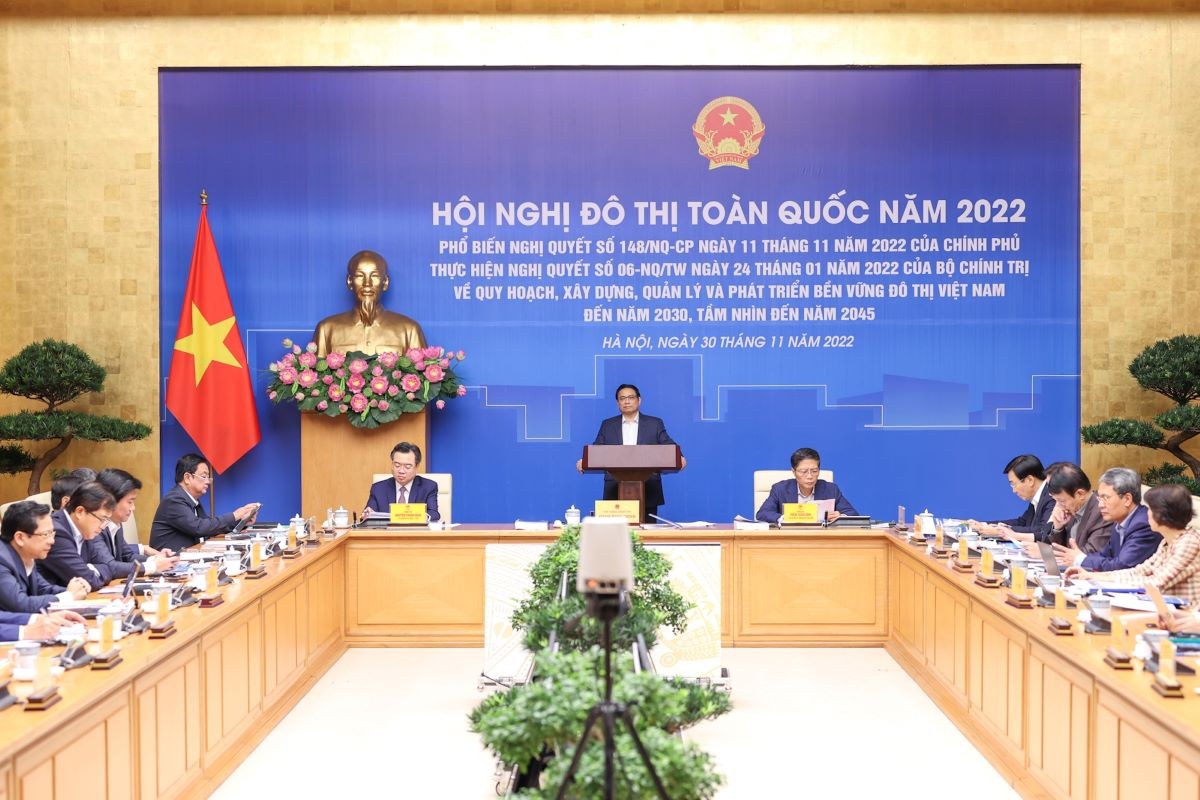 PM chairs 2022 National Urban Conference in Hanoi