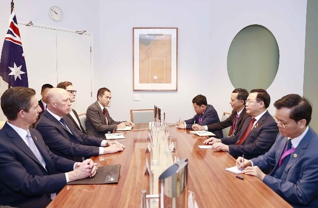 NA Chairman meets Australian Minister, parliamentarians