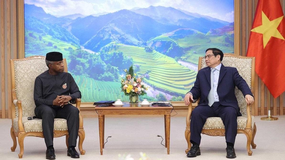 Prime Minister receives Vice President of Nigeria Yemi Osinbajo, hailing Vietnam-Nigeria ties