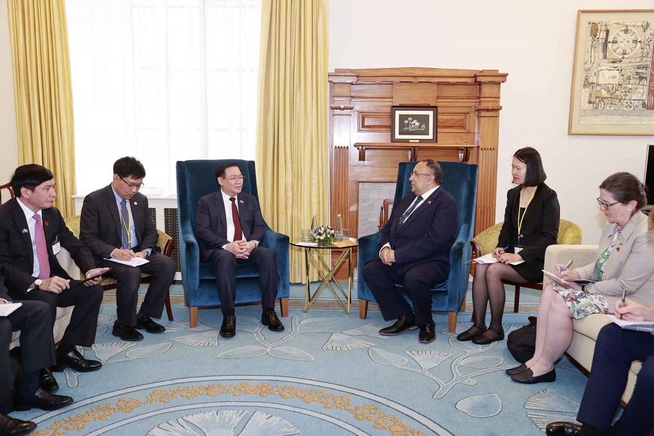 NA Chairman, Speaker of New Zealand House of Representatives hold talks in Wellington