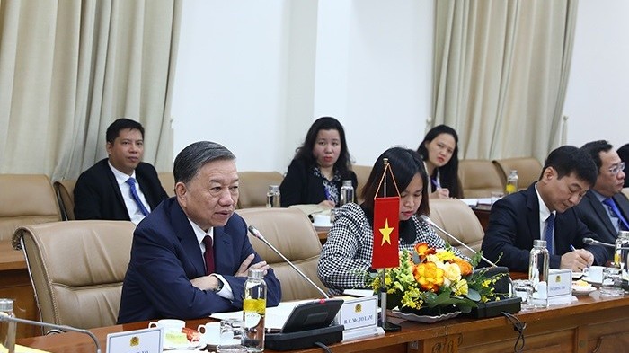 Minister of Public Security received USABC delegation, urging to boost Vietnam-US ties