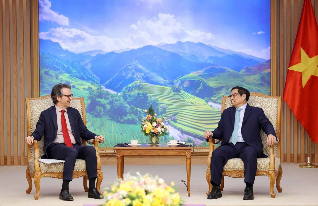 Prime Minister receives Ambassador Giorgio Aliberti, Head of EU Delegation to Vietnam