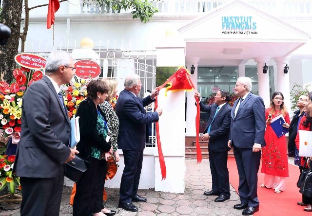 Senate President Gérard Larcher inaugurates new headquarters of French Institute in Vietnam