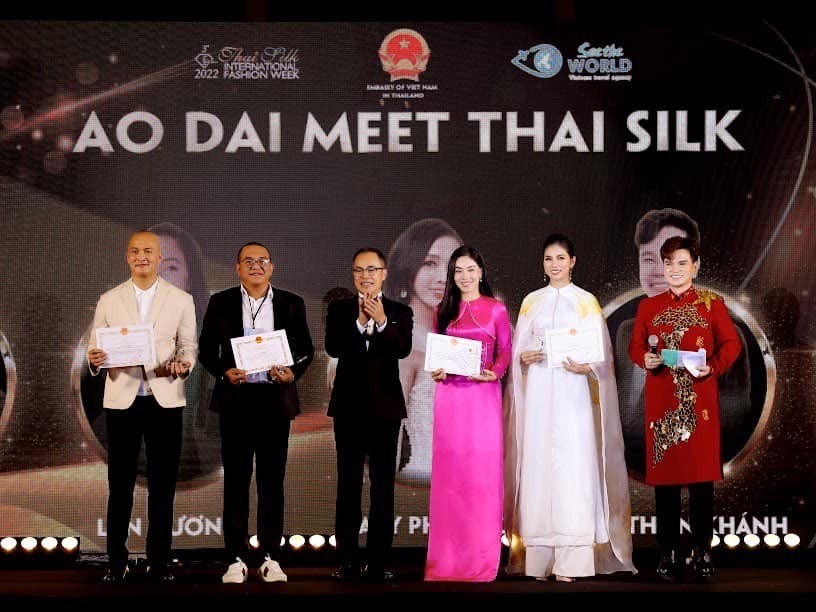When Vietnam's Ao Dai Meets Thai Silk