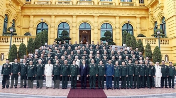 President meets liaison board of infantry division veterans