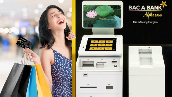 Bac A Bank launched an automatic banking transaction model - Kiosk Banking in Hanoi