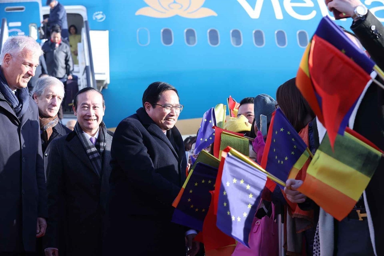 PM arrives in Brussels for ASEAN-EU Commemorative Summit, official visit to Belgium