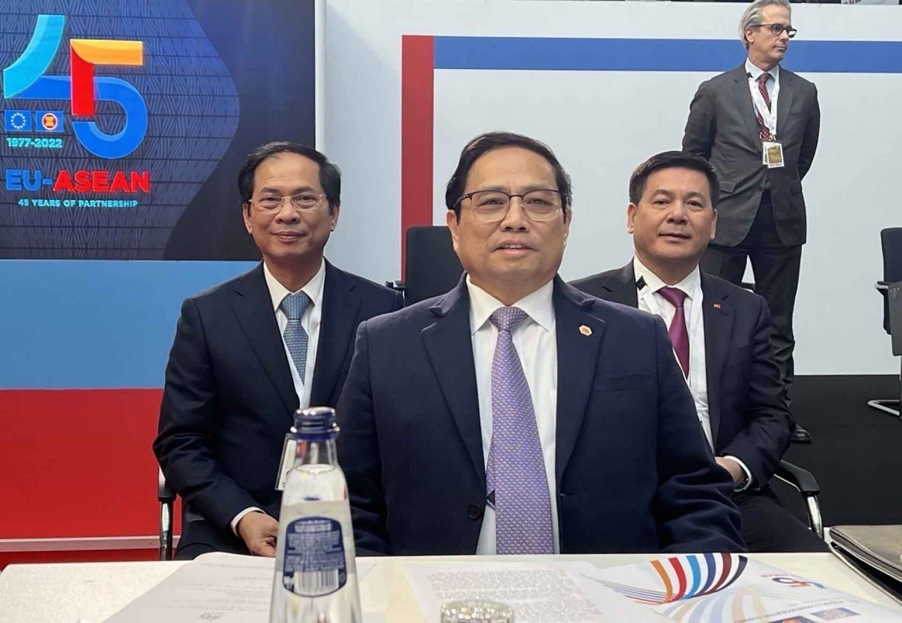 Prime Minister Pham Minh Chinh attends ASEAN-EU Commemorative Summit in Brussels