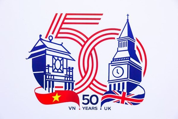 Logo to mark 50th anniversary of UK-Vietnam diplomatic relations