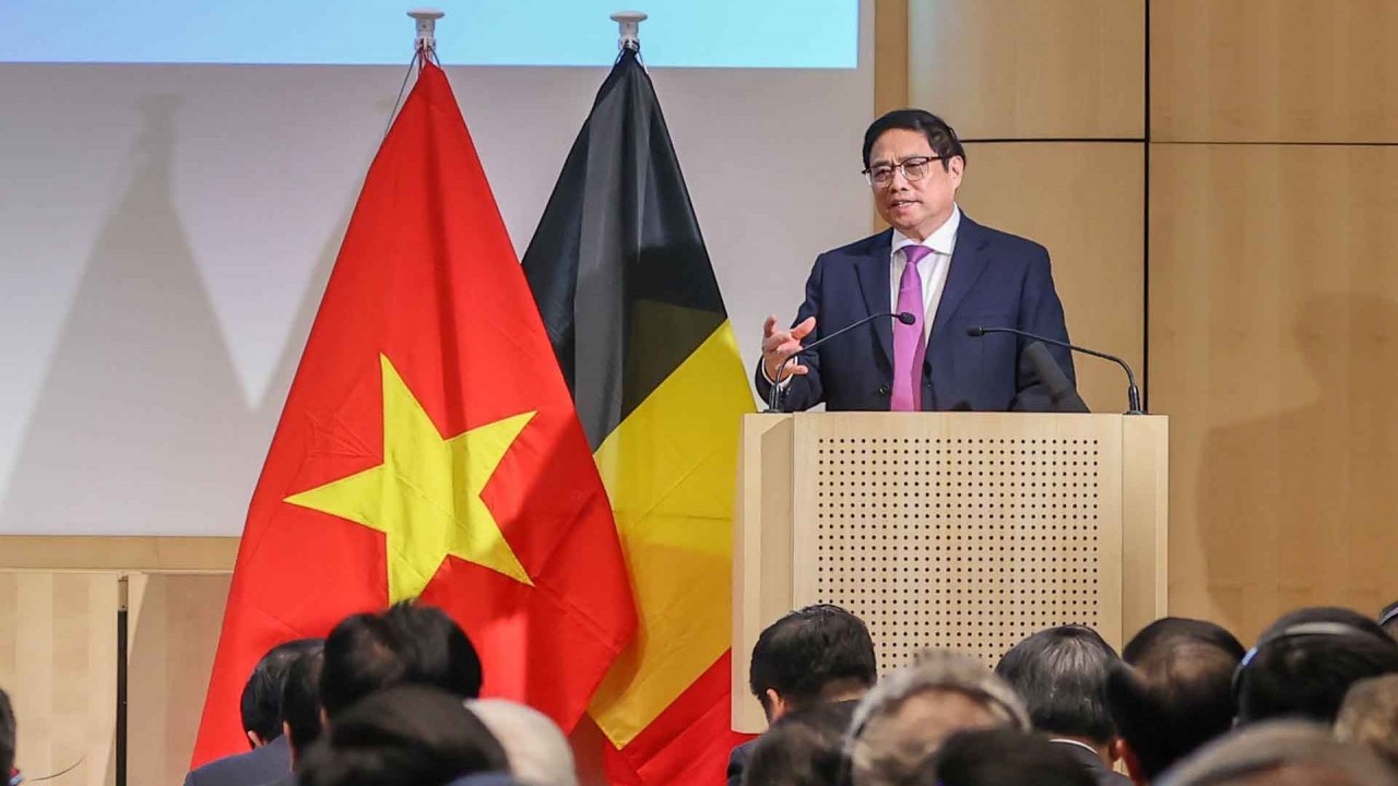 Prime Minister Pham Minh Chinh attends Vietnam-Belgium Business Forum in Brussels