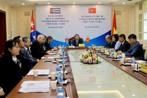 Vietnam, Cuba convene Inter-Governmental Committee's 40th meeting online