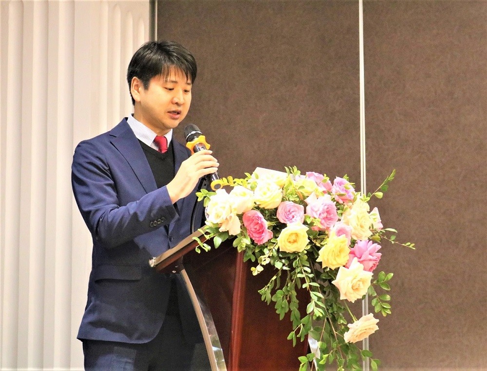 Opening speech by Mr. Yoshitomo Kubo, Senior Representative, JICA Vietnam Office.