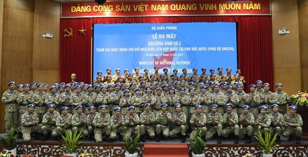 Ceremony for Vietnam’s second UN peacekeeping sapper unit in Hanoi