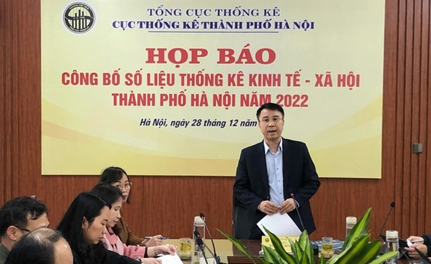 Hanoi posts nearly 8.9% economic growth in 2022: Statistics Office