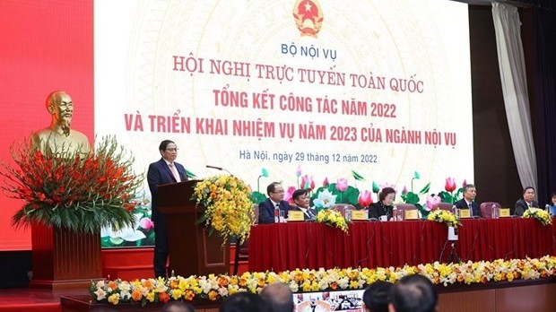 Prime Minister Pham Minh Chinh attends conference of Ministry of Home Affairs