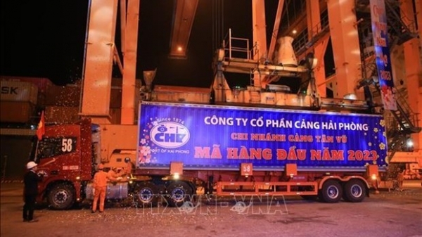 First cargo welcomed in Hai Phong and Da Nang ports