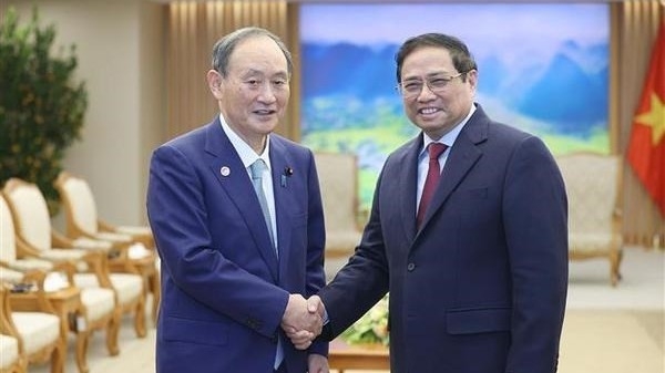 Prime Minister receives former Japanese Prime Minister Suga Yoshihide