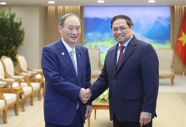 Prime Minister receives former Japanese Prime Minister Suga Yoshihide