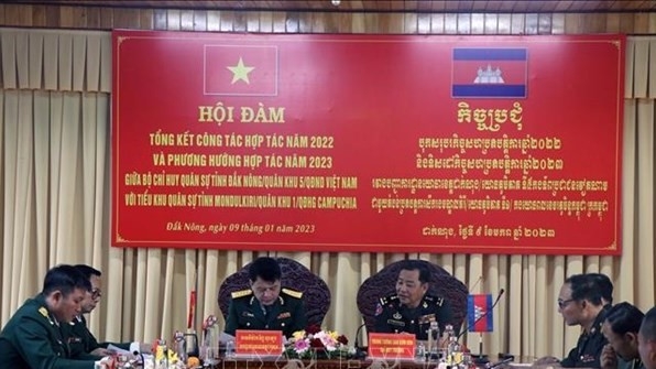 Dak Nong, Mondulkiri of Cambdia step up military, defence ties