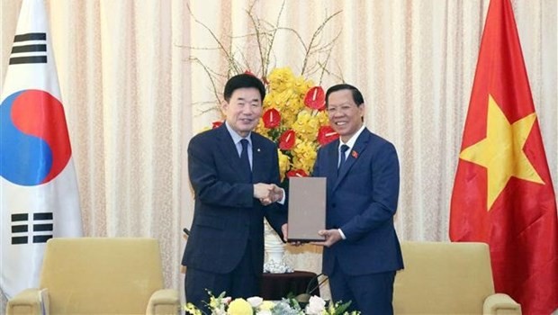 RoK National Assembly Speaker Kim Jin Pyo hails HCM City’s contribution to Vietnam-RoK ties