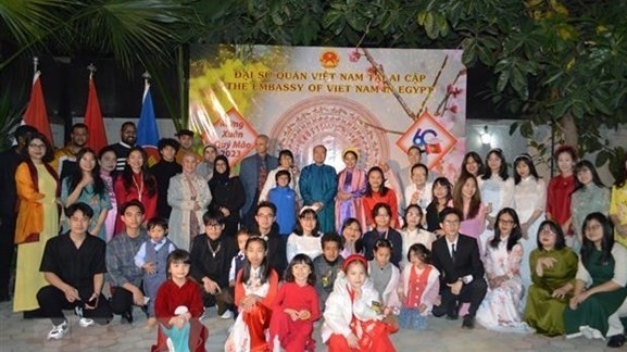 Overseas Vietnamese in Egypt welcome traditional Tet