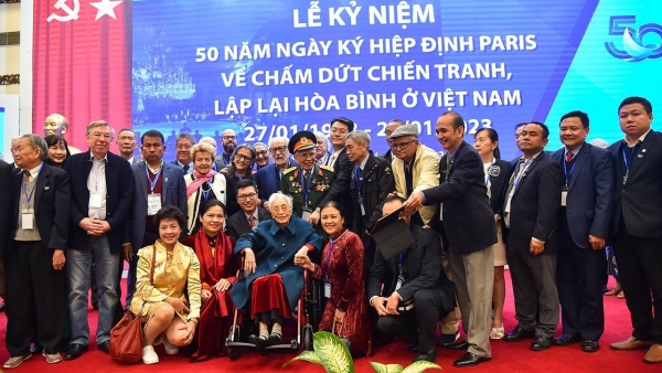 Ceremony held in Hanoi for 50th anniversary of Paris Peace Accords