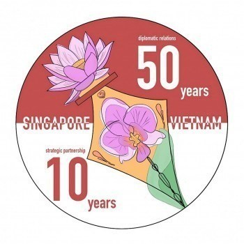 The logo designed by Le Thanh Hong - the student at Singapore Polytechnic (Photo: The organising board)