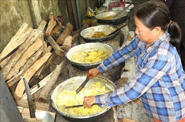 The famous Kim Long ginger jam in Hue has a distinct spicy flavor. (Source: VNA)